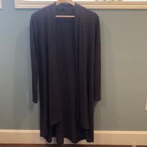 Casual long loose fit cardigan